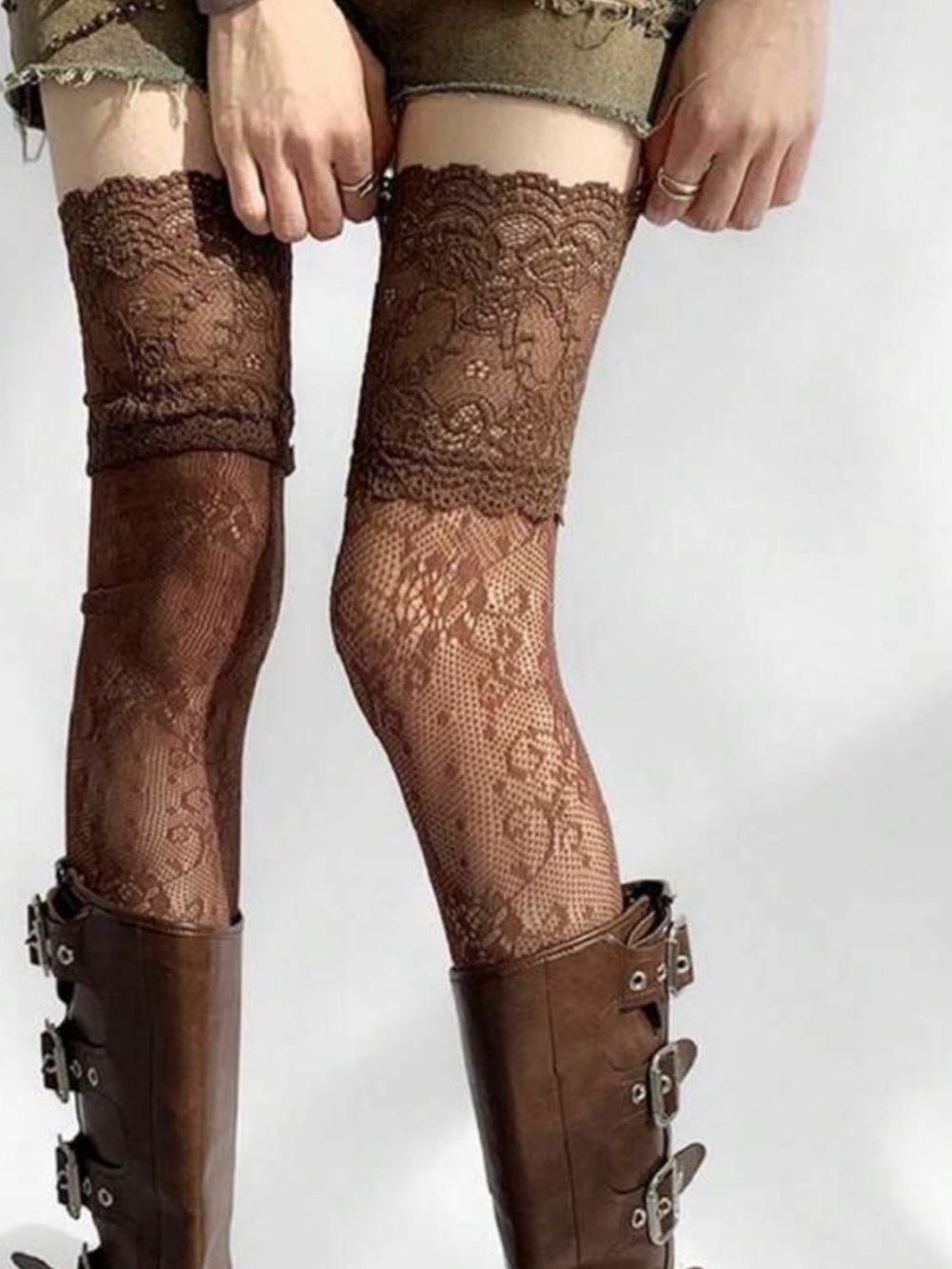 Lace stockings